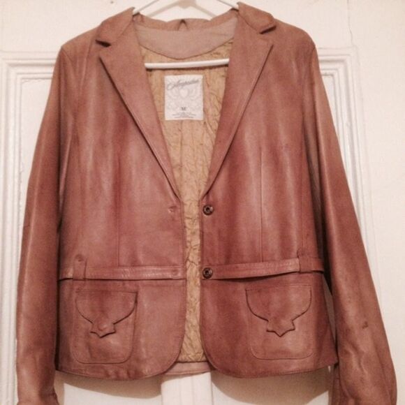 👉REDUCED👈 Leather jacket  - Picture 3 of 4